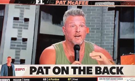 Pat McAfee Tries to Broker (Limited) Peace With ESPN Critics.